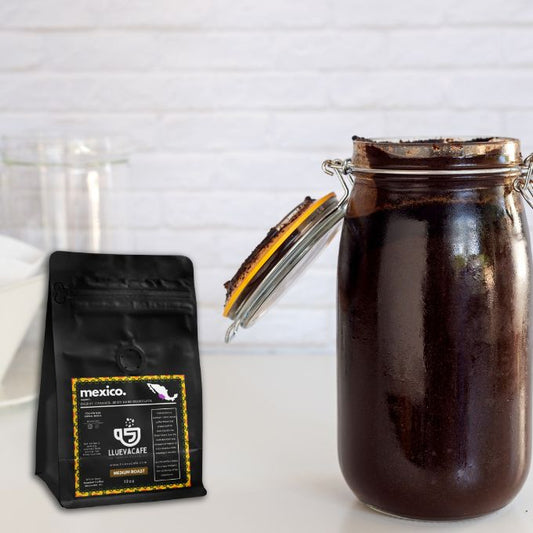 A home-made cold brew made out of specialty coffee 