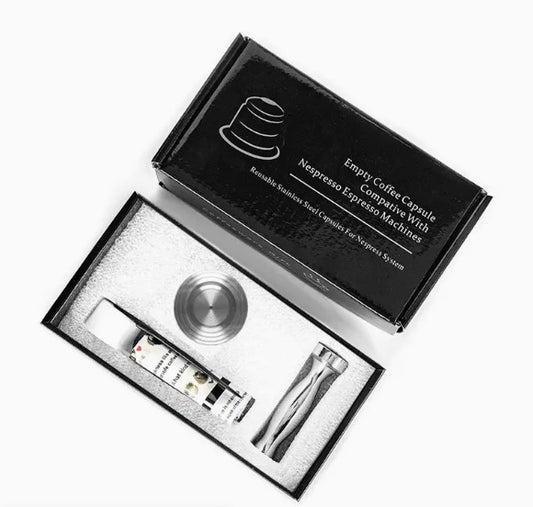 Refillable Nespresso Stainless Steel Capsule Kit